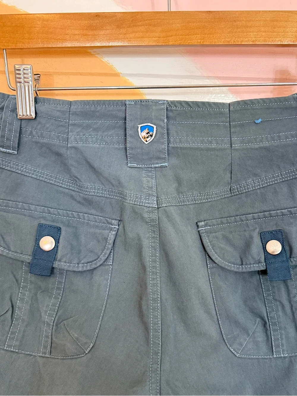 Kuhl Splash 8” Outdoor Hiking Camping Cargo Shorts Sz 4 💚🍄
